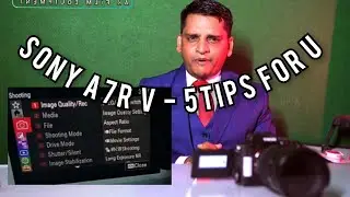 Sony A7R V 5 Menu Setup