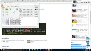 xammp server php execution time increase