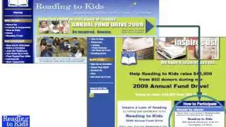Reading to Kids 2009 Annual Fund Drive