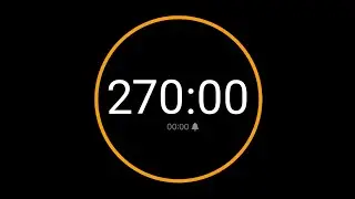 270 Minute Timer with Alarm