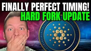 CARDANO ADA - FINALLY PERFECT TIMING!!! HARD FORK UPDATE!