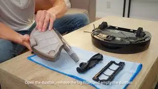 【AIRROBO】P20 Robot Vacuum Cleaner - 4.How to clean or maintain