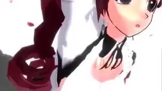 MMD Busty Maid Sexy Swinging Hips Dance