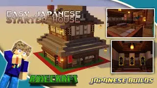 Easy Japanese Starter House - Traditional Style Japanese house with full interior [TUTORIAL]