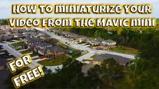 How to miniaturize your DJI Mavic Mini video (or any drone)