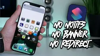 iOS 14 / iOS 15 Shortcuts - No Notifications - No Banner - No Redirect Custom Icons