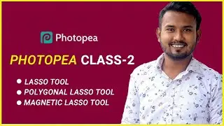 Photopea Bangla Tutorial 2021 II Photopea Mobile Editing Tutorial Class-2, Photoshop On Mobile Phone