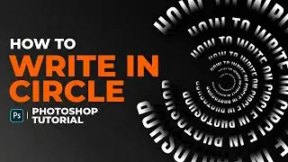 How To Type In a Circle In Photoshop