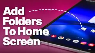 How to Add a Folder to Your Home Screen on Android Tablet (File Shortcut)