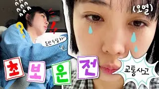운전 2주만에 사고냈다. 도로에서 오열했던 초보운전자