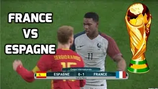[HD] France vs Espagne Coupe du Monde #01 Match de Poule PES 2017