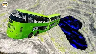 BeamNG.Drive - Leap Of Death Car Jumps and Falls Crashes #45
