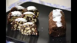 גרסה מרשימה לכדורי שוקולד - Chocolate log
