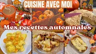 🍁 RECETTES d'automne 🍁 CUISINE avec MOI et à PETIT BUDGET 🍂