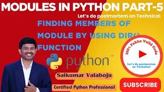 101. Find All Members of a Python Module with dir() | Python Tips for Beginners