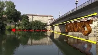 Blender 3D Camera Motion Tracking: Floating text in a large perspective tracking