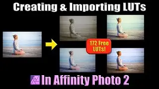 Creating & Importing LUTs in Affinity Photo 2