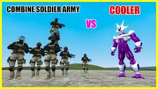 COOLER VS COMBINE SOLDIER ARMY IN GARRYS MOD
