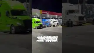Harsh Truth About America’s Most Underpaid Workers #trucker #trucking #semitruck #truck #military