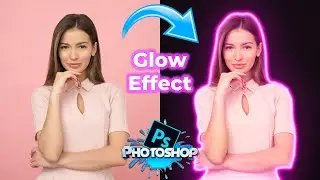 How to create Glowing Lines on Portrait Image