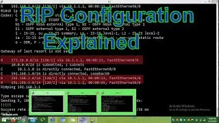 How to configure RIP Version 1& 2||GNS3 Labs || Distance Vector routing Protocol||Dinesh Kumar