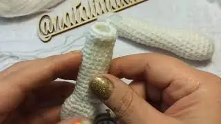 Зайка крючком Часть 2 Ручки