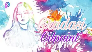 Cara Membuat Foto Gardient Watercolor di PicsArt |Gardient Oilpaint || PicsArt Tutorial