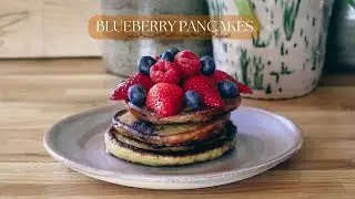 Cooking on the Little Range | Blueberry Pancakes