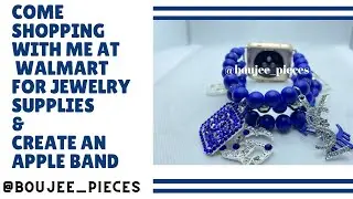 HOW TO GET SUPPLIES FROM WALMART FOR SMALL BUSINESS/ CREATING APPLE BAND WITH DESIGNER CHARMS