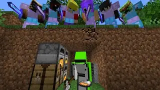 Minecraft Speedrunner VS 6 Hunters REMATCH | But It’s Fan-Made :]