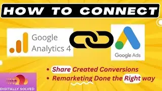 Only 10 % of people do this | How to share conversions created in Google ads with GA 4