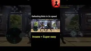 Shadow fight 3 || Defeat BOLO in insane. 
