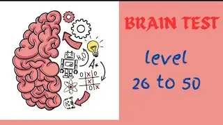 Brain test 1 level 26 to 50 | Brain test levels | Brain test intrusting game