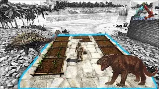 ARK Crystal Isles - Taming thylacoleo and ankylosaurus