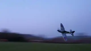 Visiting Bampton with the Blade 500X & mini Spitfire