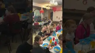 Ужин на летней воскресной школе «Ноев ковчег»