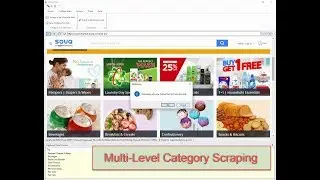 How to scrape data from various categories of a website ?