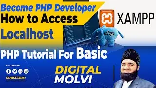 How To Access Localhost on XAMPP Server in Windows 10 | XAMPP Step by Step Setup in Urdu | Digital