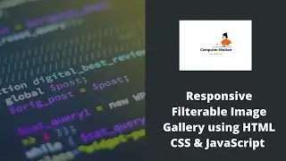 Filterable Image Gallery with Lightbox | Responsive Web Design Tutorial