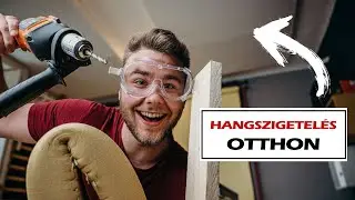 HANGSZIGETELÉS OTTHONI STÚDIÓBAN!