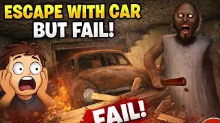 Car Escape Plan FAILED 😱 | Granny Caught Me at Last Moment! 🚗💀 (Scary Ending)