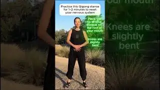 TRY THIS QIGONG STANCE TO RESET YOUR NERVOUS SYSTEM  