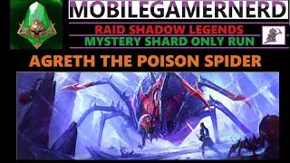 (Doom Tower Normal: Agreth the Poison Spider) Raid Shadow Legends F2P Mystery Shards Only.