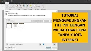 Cara Menggabungkan File PDF Menjadi 1 Secara Offline Tanpa Kuota Internet, Mudah dan Praktis