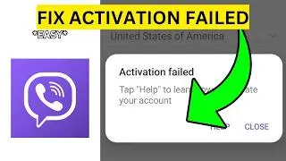 How To Fix Viber Activation Failed(EASY)