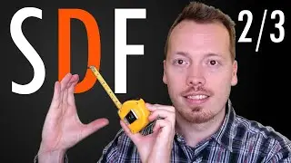 SDF example 1: sampling and displacing the sdf using the gradient vector inside a solver (part 2/3)