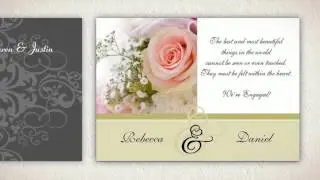 Custom Engagement Party Invitations