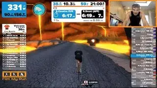 The New Zwift Volcano Route - A 4 Minute Tour
