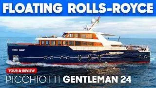 🤯 THIS IS NUTS! 🇮🇹 Picchiotti Gentleman 24 - The Sexiest 80ft Ever Yacht Tour & Review
