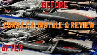 Corsa Performance CAI Install - 2022 Dodge Charger Hellcat Widebody (LOUD WHINE)